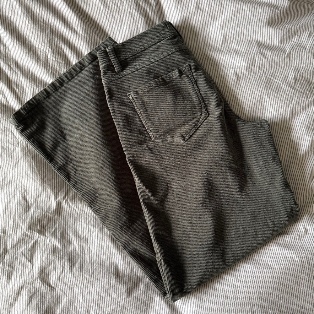 Wide Leg Corduroy Pants